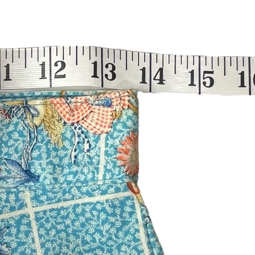 Vintage 70’s High Rise Shorts Hollie Hobbie Style Bicycle Print XS